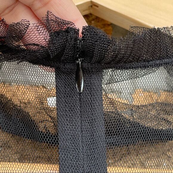 Jonathan Simkhai Lace and Tulle Mini Dress small - Picture 12 of 14